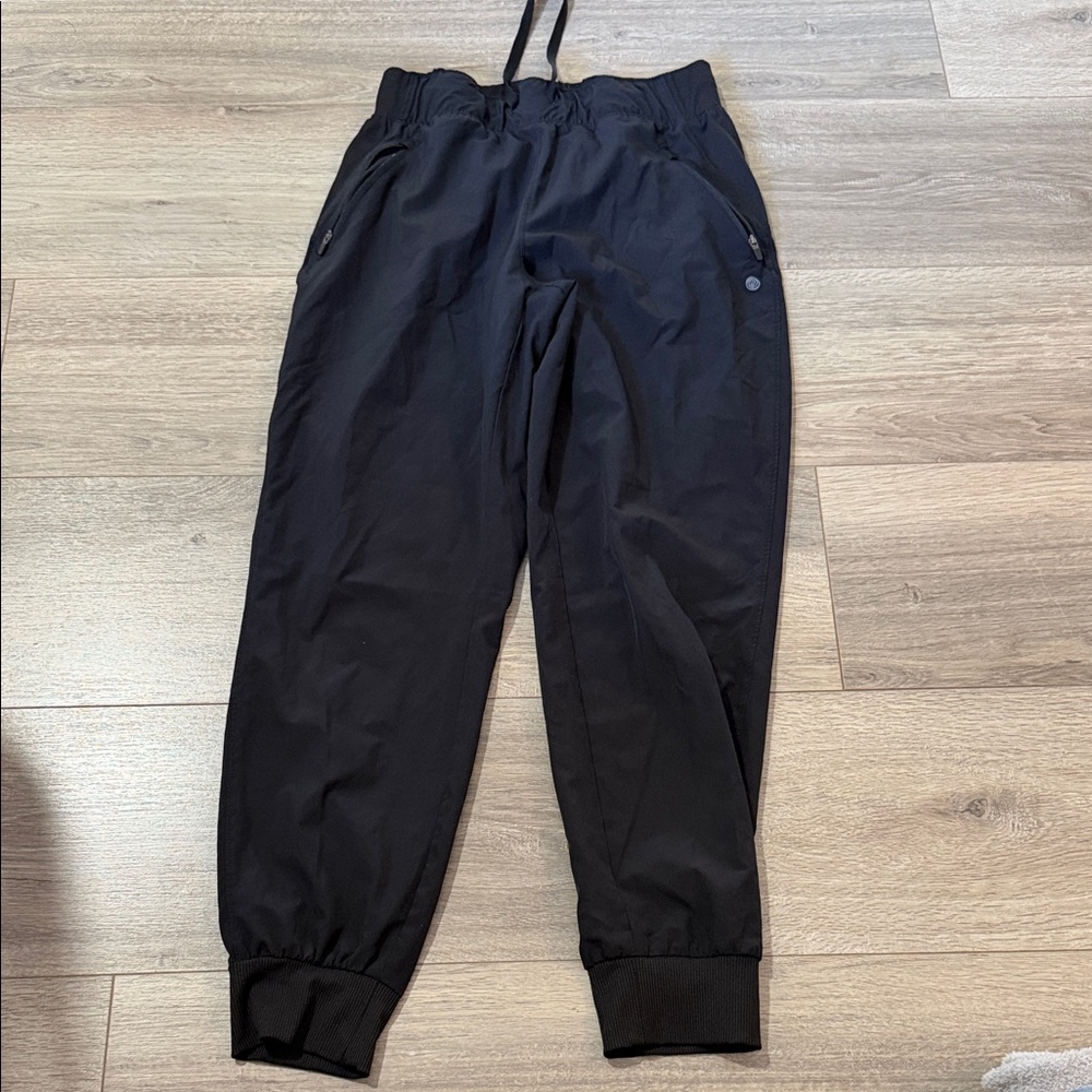 Apana Black Women's Track Joggers with Drawstring Waist